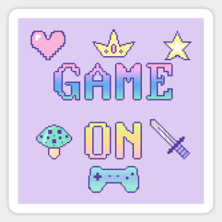 Game On! (pastel) Sticker